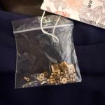 Rahi Cali NWT Dark Purple Beaded Tie Open Back Women's Top Photo 6