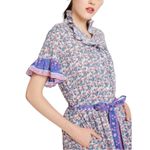 NWOT Millie Victorias Maxi Dress Floral Bluebell Size Small Purple Photo 2