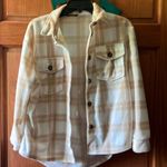 Fleece button up Tan Size M Photo 1