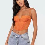 Edikted Payton Lace Corset Orange Photo 0