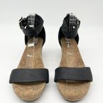 UGG  Womens Zoe Leather Cork Wedge Sandals Size 9.5 Modern Boho Minimalist Chic‎ Photo 1