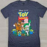 Disney Toy Story Woody and Characters  Pixar Grey Shirt Photo 0