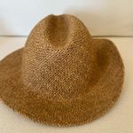 Classic Brown Fedora Hat Straw Photo 2