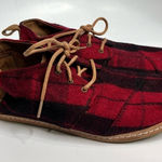 Toms ‎ Bota red plaid sneakers size 10 Photo 0