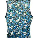 Tory Burch sport printed performance sleeveless half zip top golf sz M Photo 2