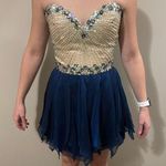 Sherri Hill Strapless Sweetheart Cut Crystal Rhinestone Short Homecoming Dress Photo 0