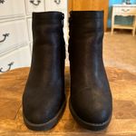 Candie's Candie’s Black Booties w/ Brown Heel & Back Detail. Size 7. Photo 3