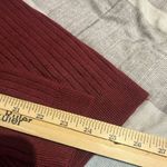 Soft Surroundings  women's M red long sleeve knit wide neck sweater NWT Photo 5