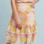 Anthropologie | Hutch gardenia lace crochet overlay ruffle skirt Photo 11