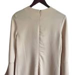 ZARA  Women Shift Mini Dress XS Pastel Orange 3/4 Bell Sleeve Soft Girl Fairy Y2K Photo 3