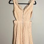Marciano 🌼  cream lacy cut out mini dress Photo 4