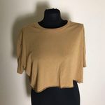 Alo Yoga Alo Casual Tan Women's Crop Top Photo 0