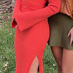 Burnt Orange Sweater Set Photo 0