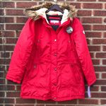 Madden Girl Women's Red Anorak Outerwear Coat Size XL Photo 5