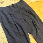 Babaton  Cohen Pants Navy‎ Blue Pleated Elastic Waist Crop Trouser Size 4 Photo 1