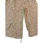 Torrid Women’s Plus 4 Cropped Wide Leg Pants Floral Print Lightweight Photo 4