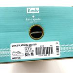 Keds x KATE SPADE Platinum Glitter Lace Up Sneaker Gold Silver 8.5 Photo 11