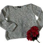 Winter Women's Green Cream Knit Cotton Sweater Sz S Pullover Cozy Fall Photo 0