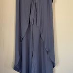 New Look wrap flowy pants NWT blue belted layered look 100% Rayon women’s sz M Photo 0