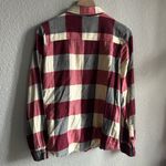 Forever 21 ❤️F21 Red and Cream Checkered Button-up Flannel Shirt Photo 3