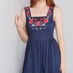 Modcloth NWT Navy Blue Enlightened Look Dress New Photo 0