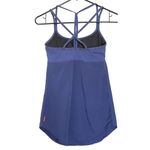 Lucy Womens Blouse Top Sz XS Activewear Athleisure Blue Yoga Workout Gym Padded Photo 6