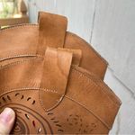 Bata Boots Lavorazione Artigiana Italian Laser Cut‎ Boho Western Leather 40 Brown Size 9 Photo 9