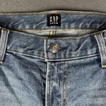 Gap  Best Girlfriend Jeans Womens 30 Blue Medium Indigo Distressed Denim Jeans Photo 5