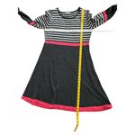 Eliza J  Knit sweater Dress Striped Colorblock Size Large Photo 7