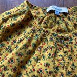 Madewell mustard floral tank top size XS Photo 6