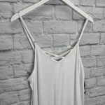 California Waves  Juniors White Tie Waist Romper Swim Cover Up Size L New Photo 3