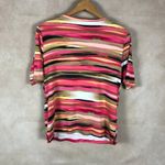 Rafaella Retro Short Sleeve Braided T-Shirt Medium Photo 5