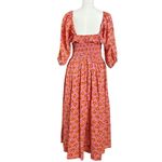 Free People  Ethereal Oasis Midi Dress Pink Floral Small NEW Bohemian Milkmaid Photo 8