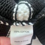 La Ligne Jill Striped Cotton Sweater Sz XS Black Photo 7