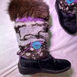 Tecnica White Faux Fur Winter Boots Black Size 7.5 Photo 10