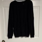 AQUA  100% Cashmere Black Sweater Photo 3