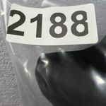 White House | Black Market WHBM Velvet Midi Dress  XS Black‎ Boat Neck 3/4 Sleeve Side Ruching Classic Photo 7