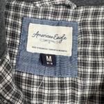 American Eagle NWT  Cropped Hooded Flannel Shirt Plaid Size Medium M NEW Photo 5