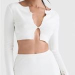 House Of CB  'Eloise'‎ Ivory Cropped Cardigan NWOT size XL Photo 0