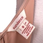 Sundance Peony Floral Embroidered Sleeveless Dress Beige Green Pink Size 8 Photo 10