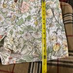 Gap Womens Size 10 Khakis Shorts Floral Flat Front Chino Photo 5