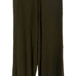 Bobeau  NWT dark olive green ridged pants XS wide leg pants comfy Photo 0