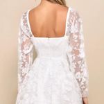 Lulus White Floral Bustier Mini Dress Photo 2
