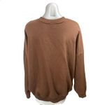 PacSun Teddy Baby Brown Long Sleeve Oversized Graphic Sweatshirt Sweater Top OS Photo 1