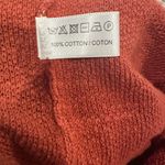 Lisa Todd Boho Cropped Ombre Colorblock Gradient Red Black Women's Hoodie Top XS Photo 5