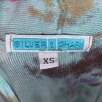 Silver & Charm blue tie dye wrap sweater Size XS Photo 6