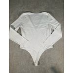 Aritzia Babaton Contour V-Neck Long Sleeve Double Layer Bodycon Bodysuit Top XL Photo 4