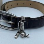 Brighton leather size 30 golfer’s buckle belt. Photo 0