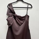 Eliza J Bow-Trim One-Shoulder Sheath Cocktail Dress in Black 18 Photo 4