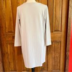 PureJill J. Jill gray casual dress kangaroo pocket long sleeve size medium EUC Photo 3